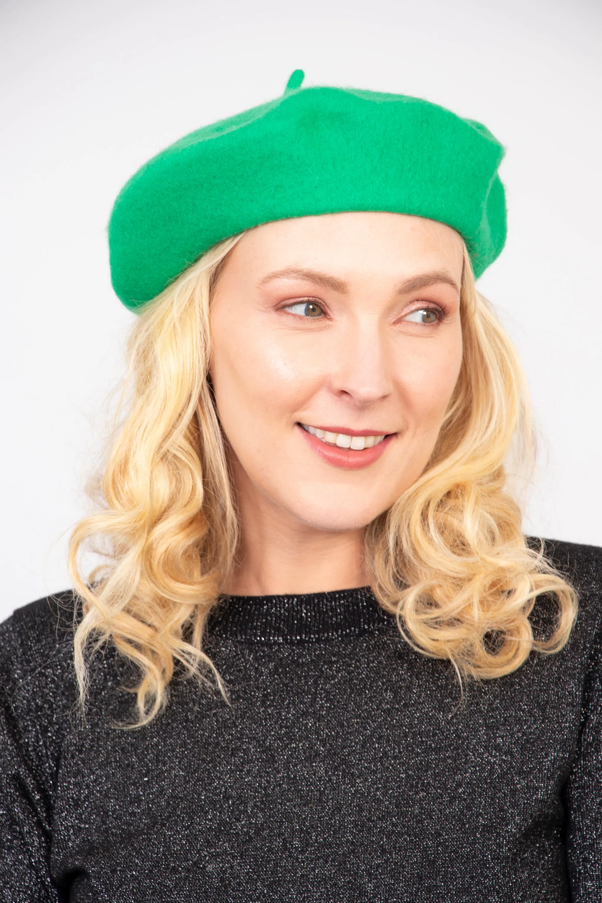 Amelie Classic Beret - Green