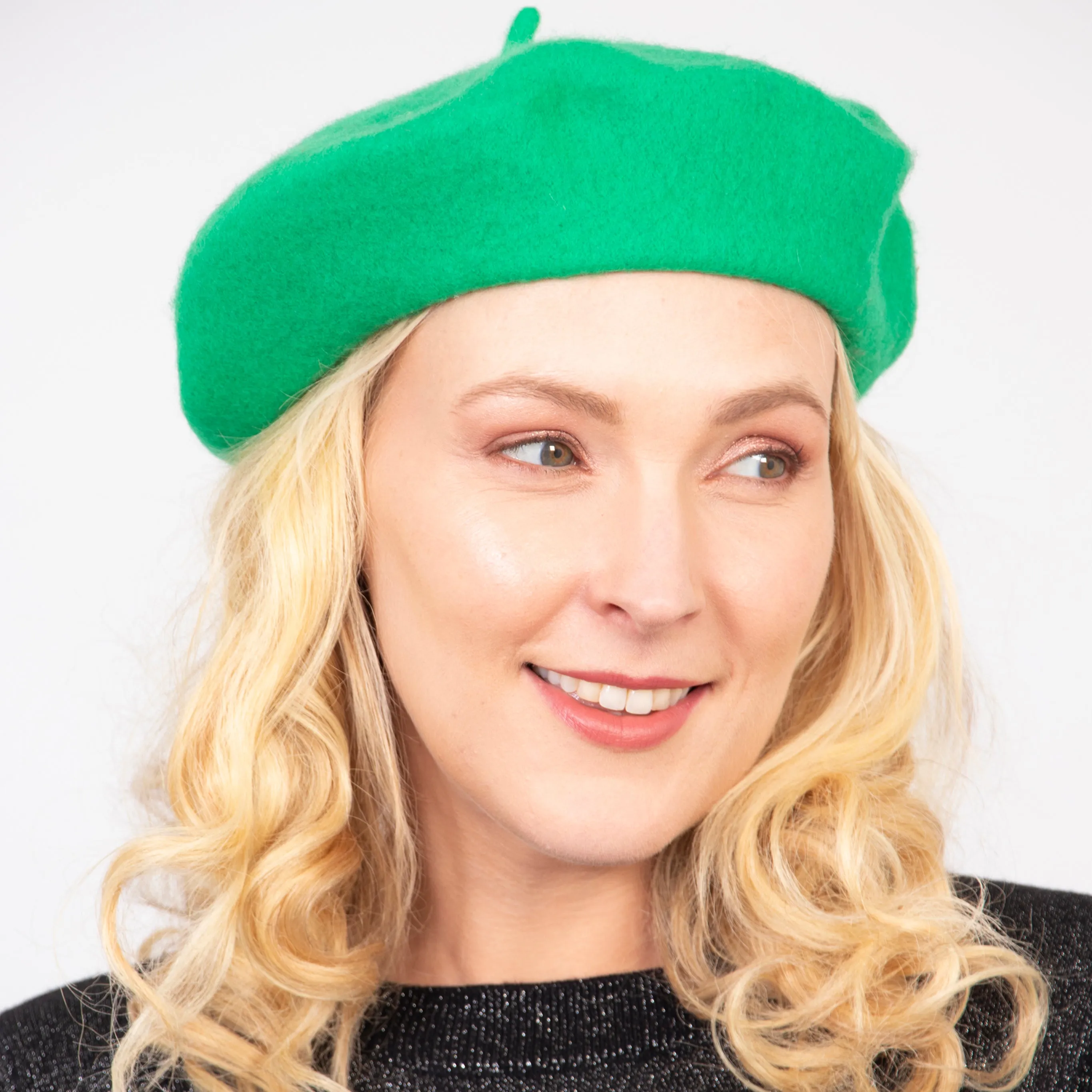 Amelie Classic Beret - Green