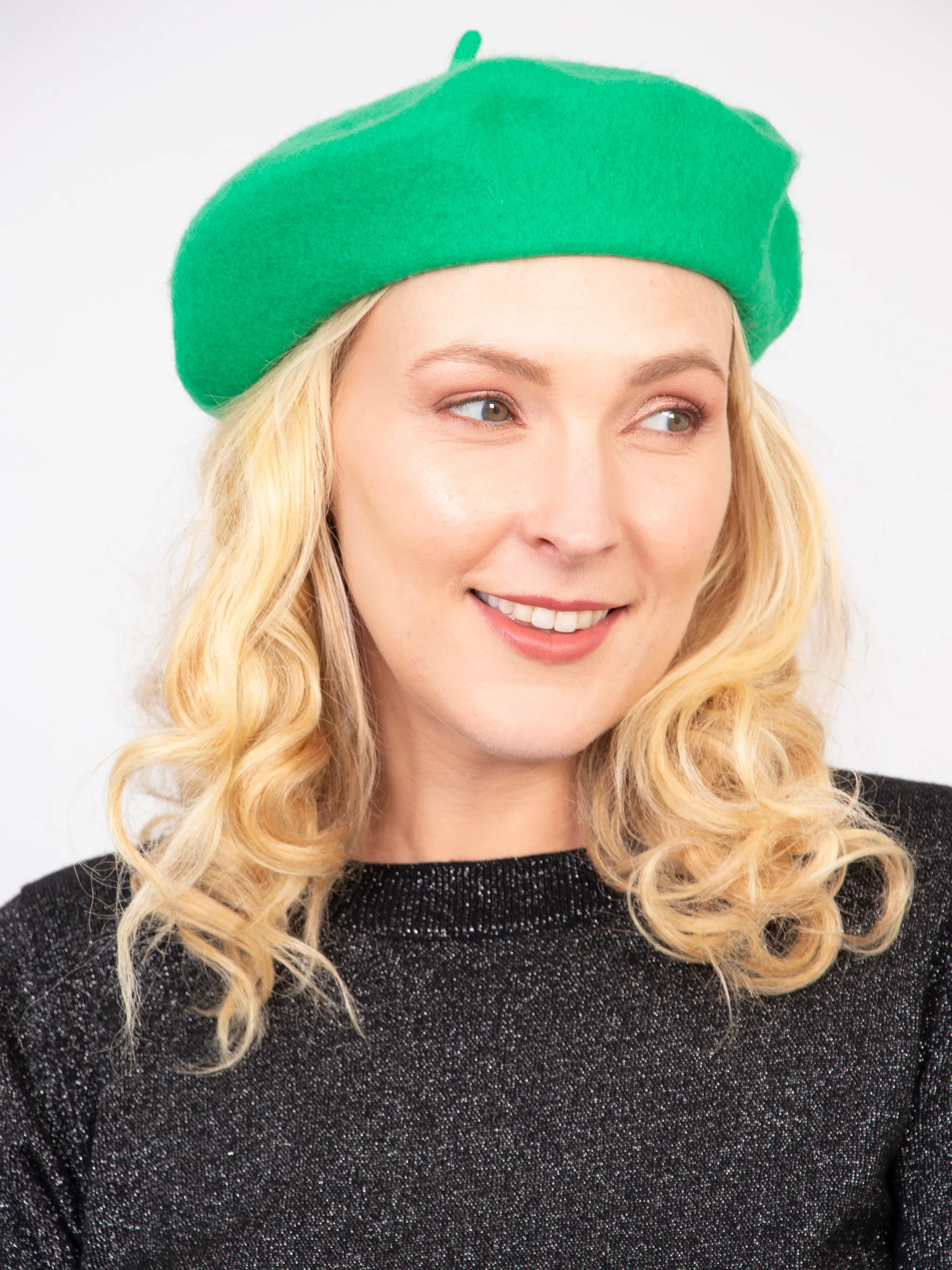 Amelie Classic Beret - Green