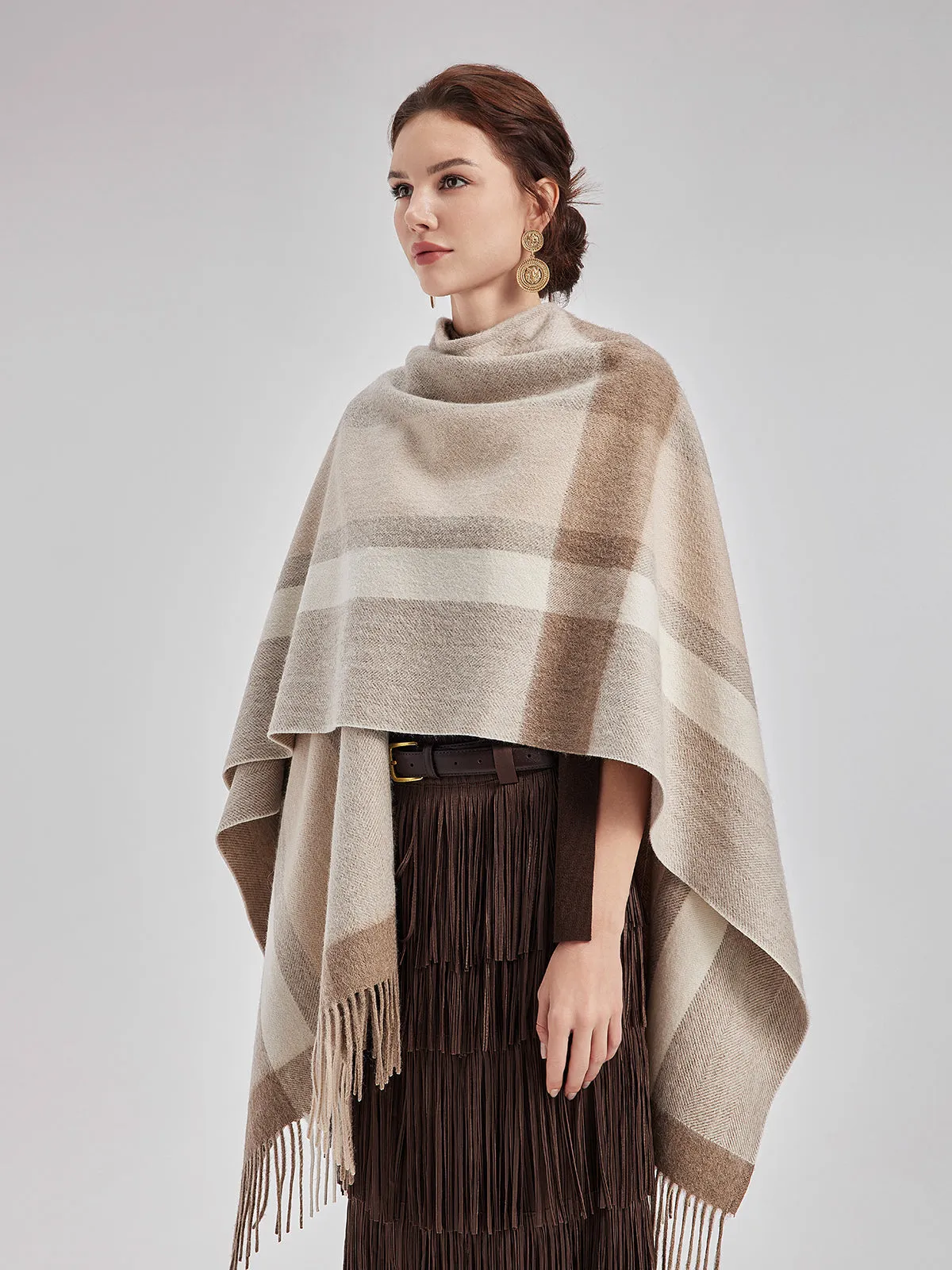 Australian Cashmere Tassel Cape