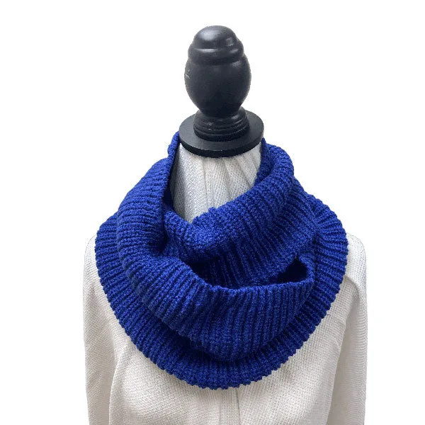 Blue Cozy Infinity Scarf