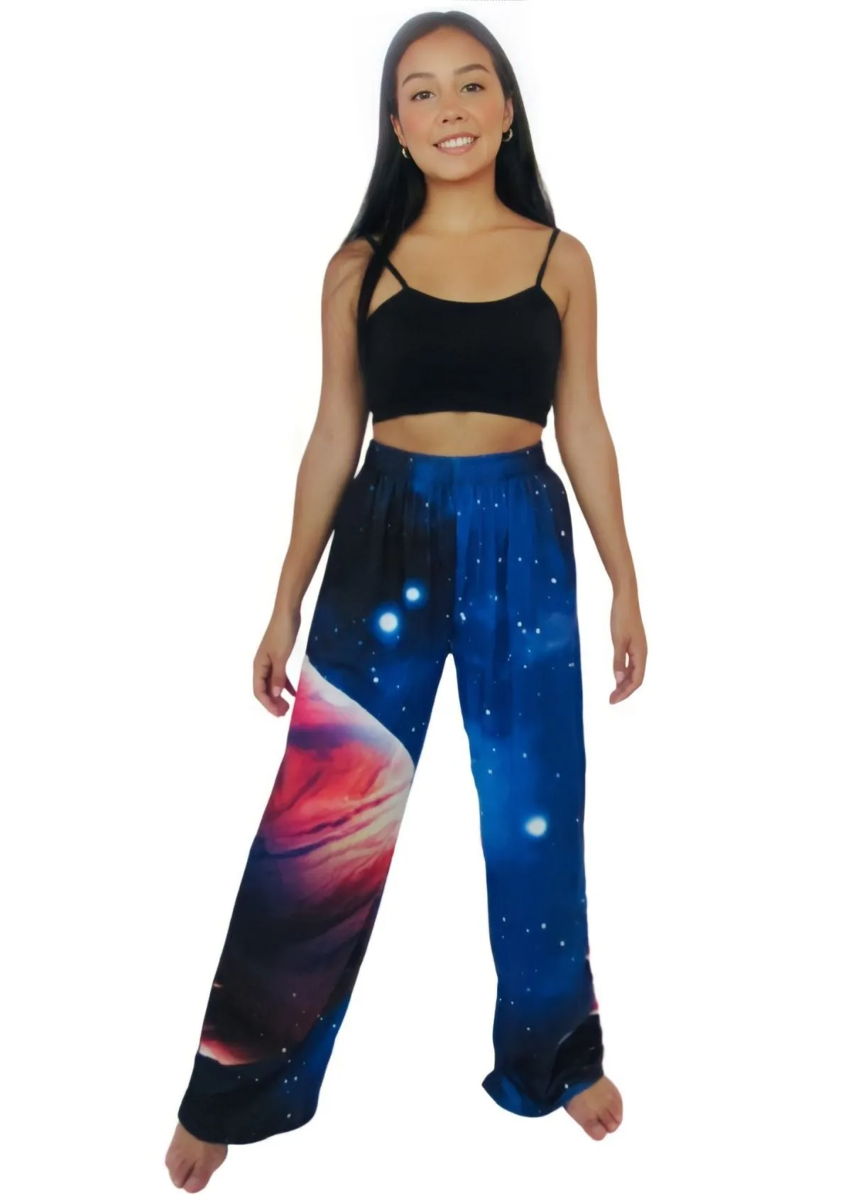 Deep Space unisex wide-leg pants