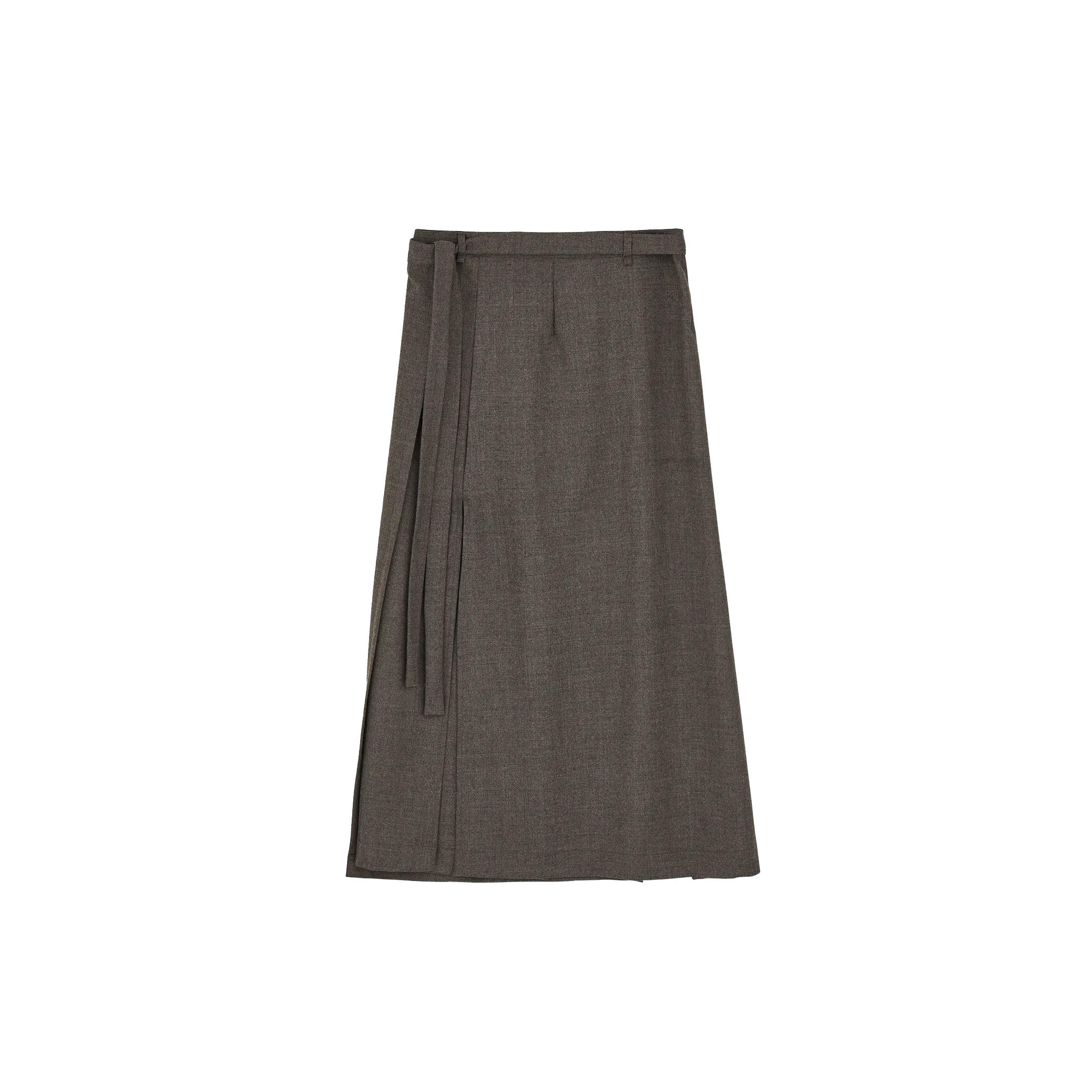 Fine Wool Wrap Skirt