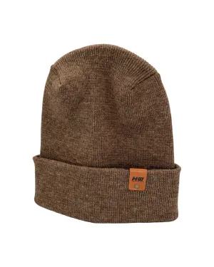 Haakwear Theta Stitch Fusion Cuffed Beanie / Hat (Patent Pending Design) Burgundy / Green, Made in USA