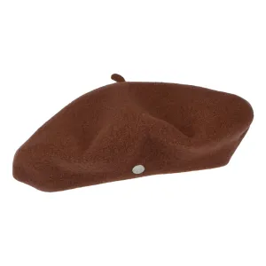 Héritage par Laulhère Hats Authentique Merino Wool Beret - Brown