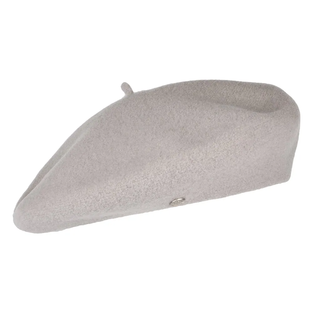 Héritage par Laulhère Hats Authentique Merino Wool Beret - Grey