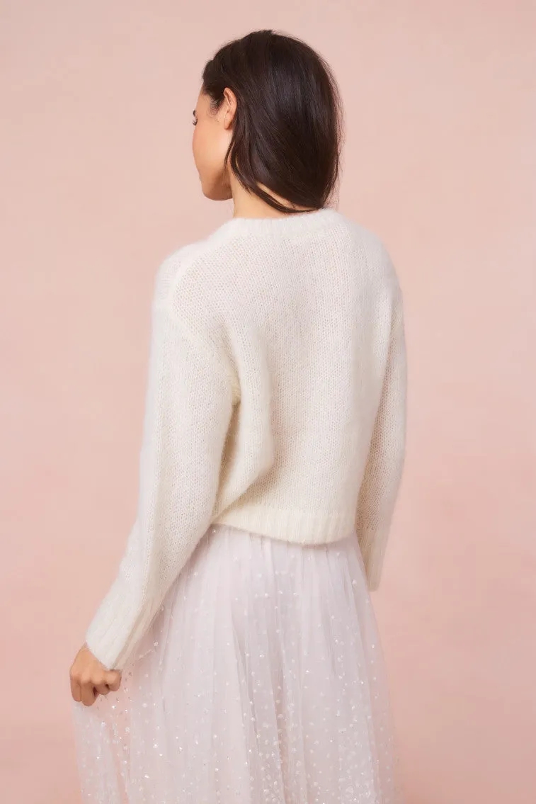 Jorah Alpaca-Blend Bow Pullover