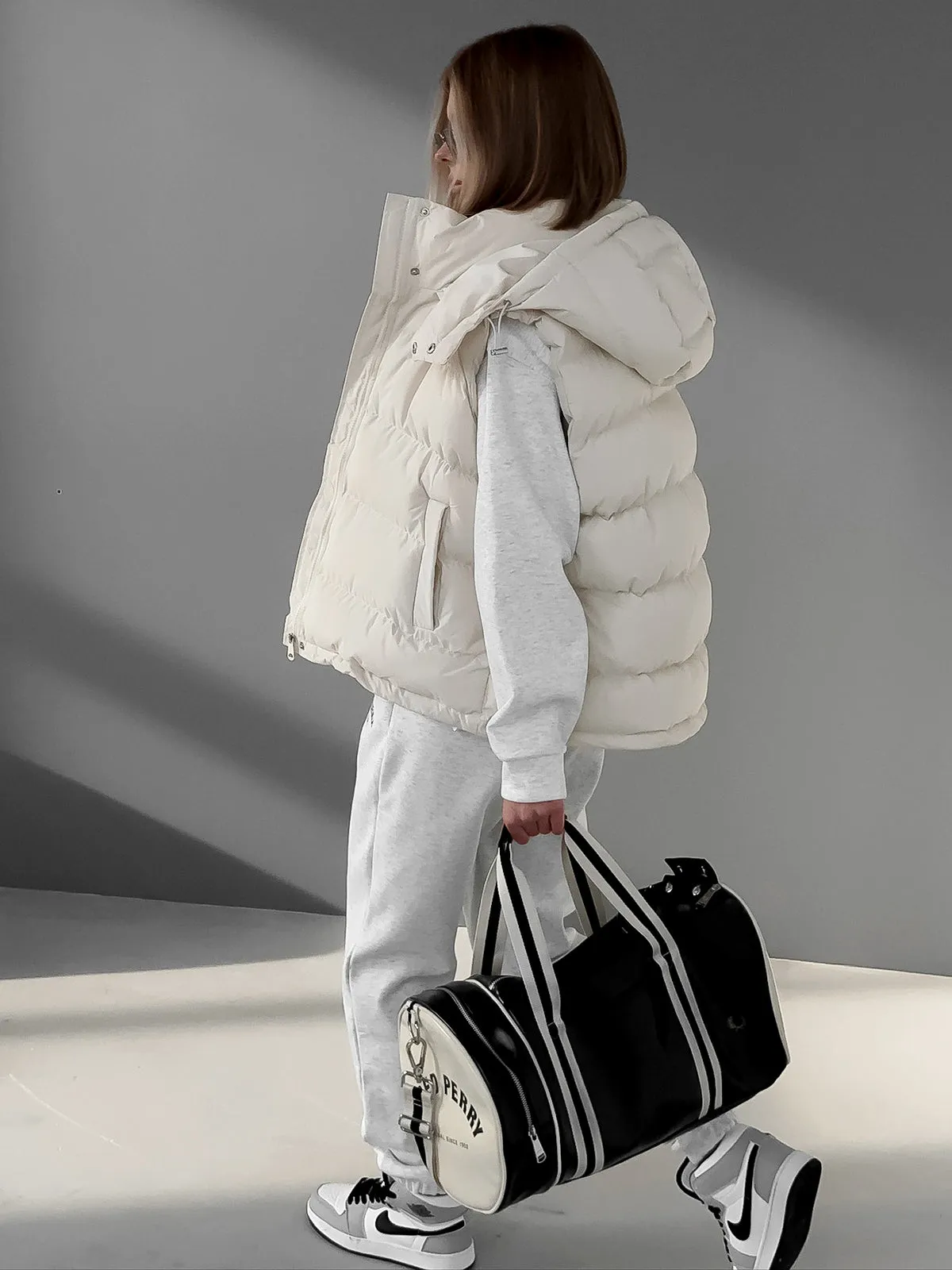 Lightweight Quilted Graceful Puffer Down Coat