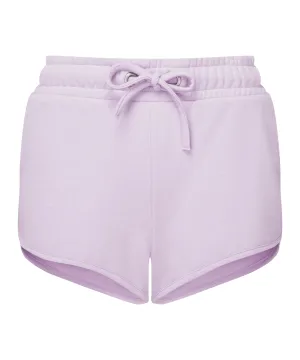 Lilac - Women’s TriDri® recycled retro jogger shorts