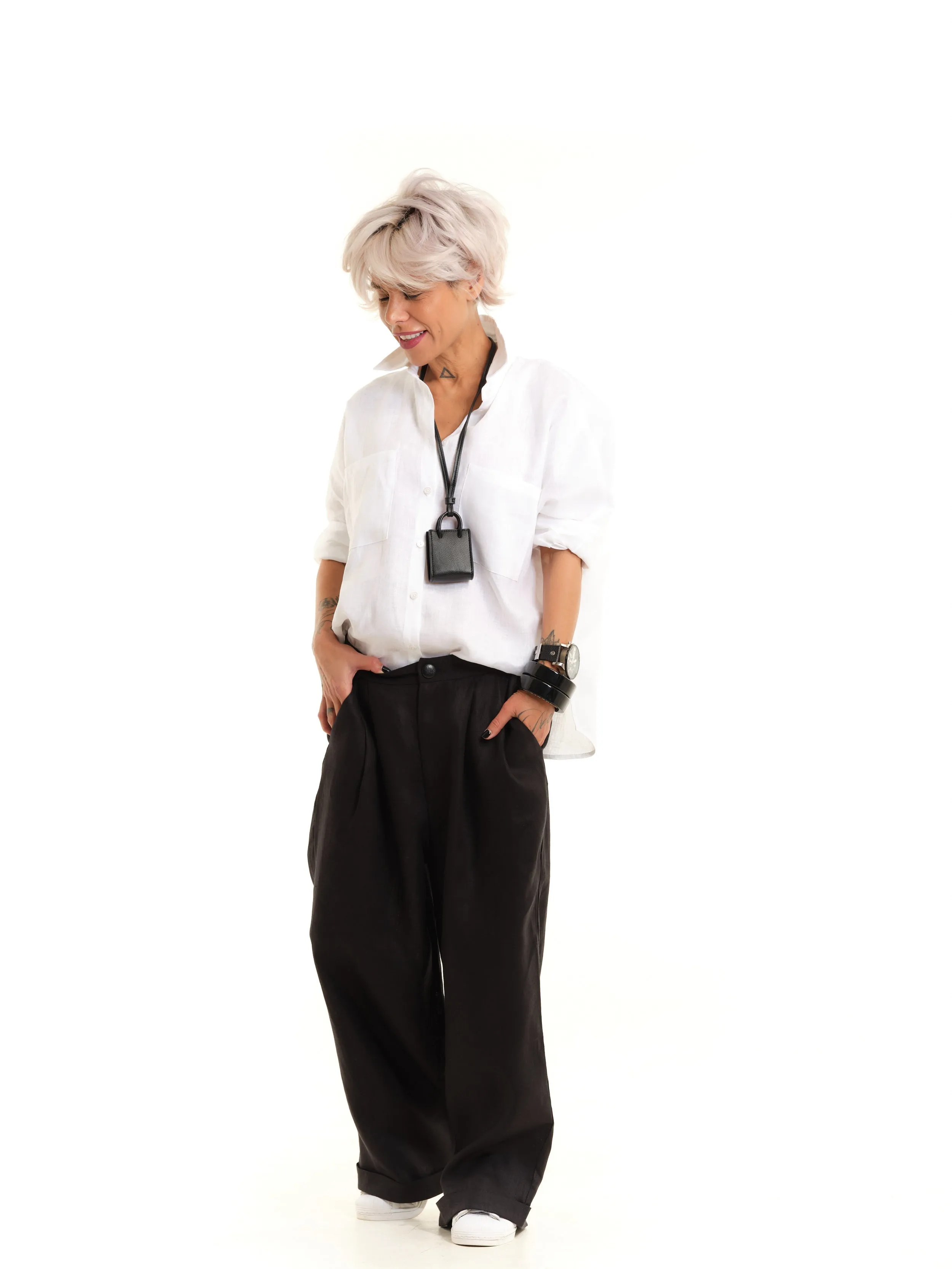 Linen Pants   Linen Shirt Outfit Set