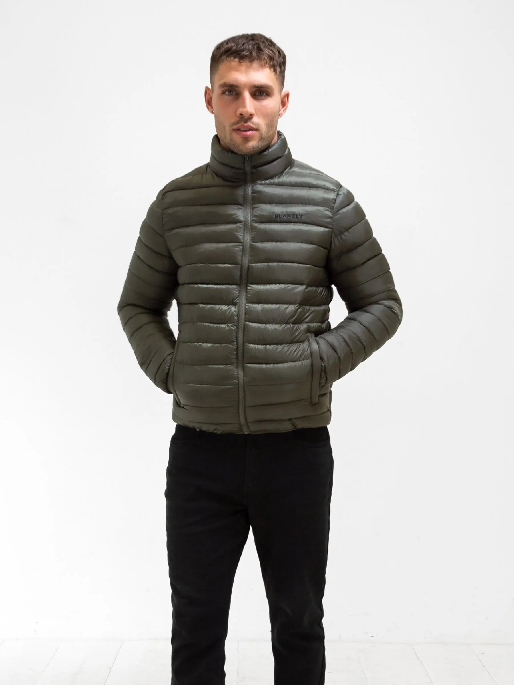 Lucas Lightweight Puffer Jacket - Dark Green