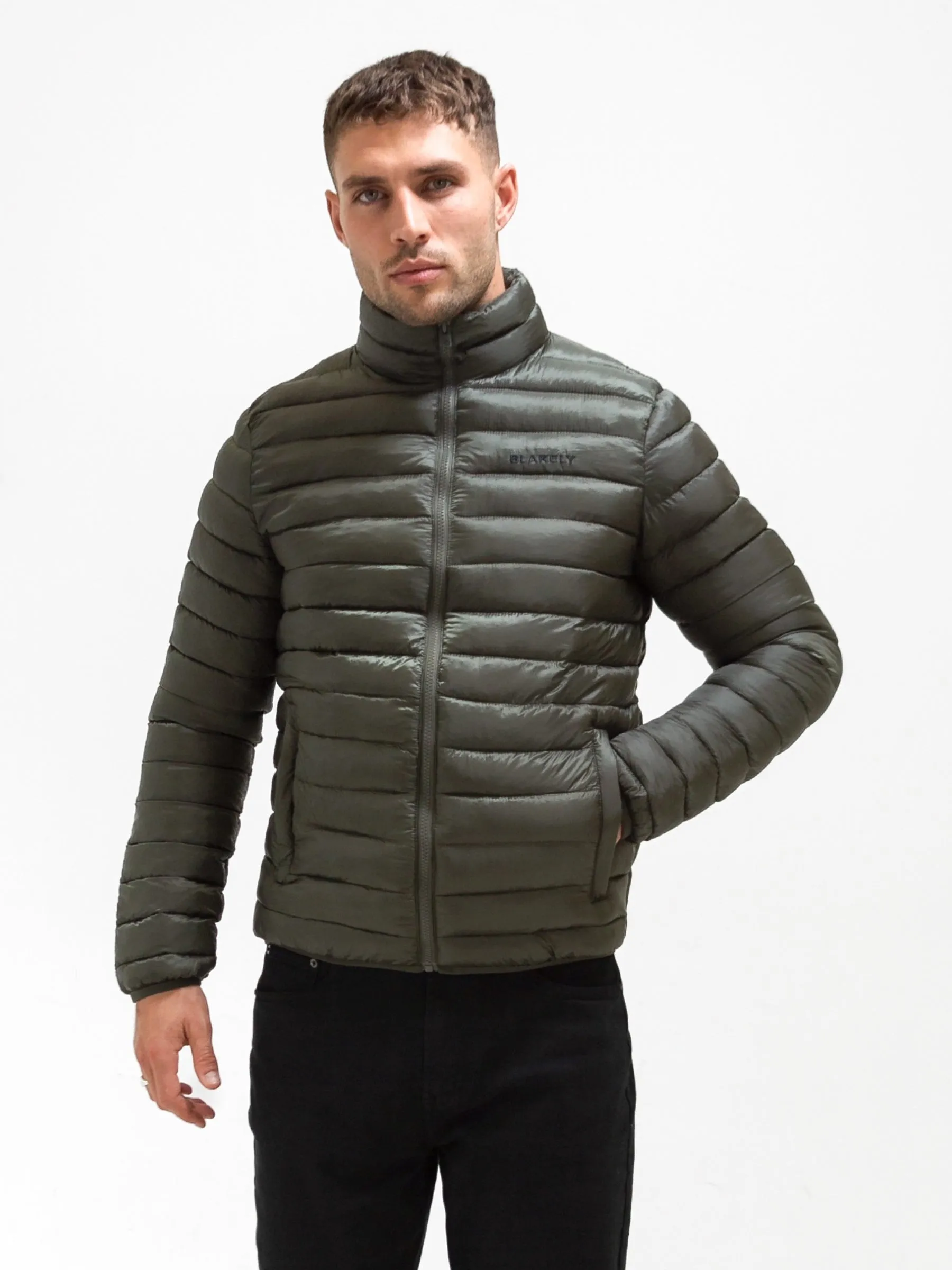 Lucas Lightweight Puffer Jacket - Dark Green