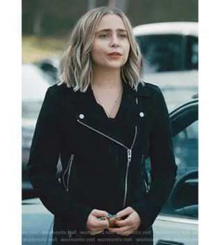 Mae Whitman Good Girls Leather Jacket