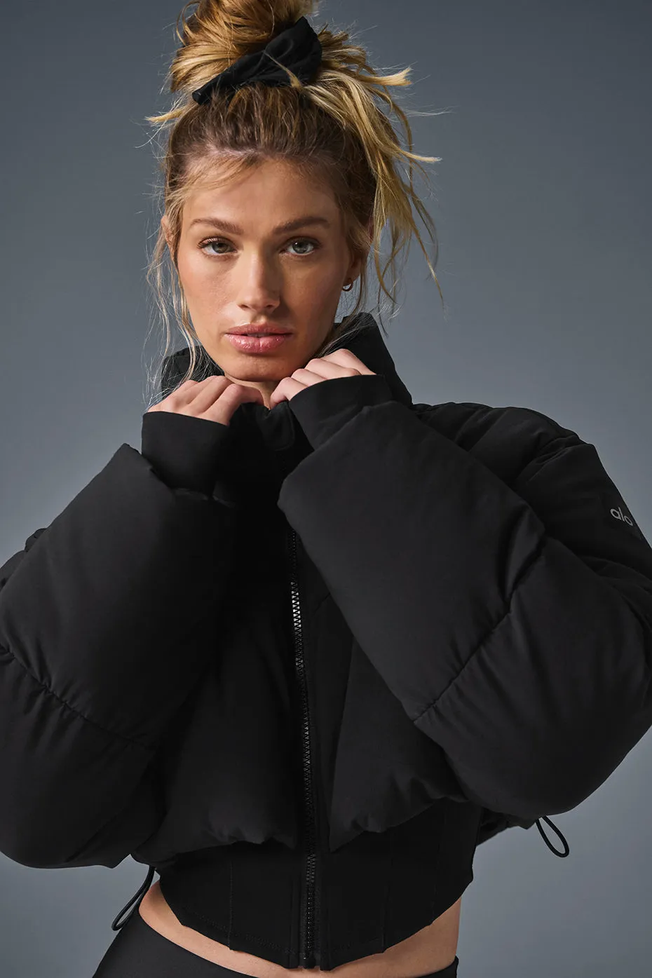 Main Act Corset Puffer - Black