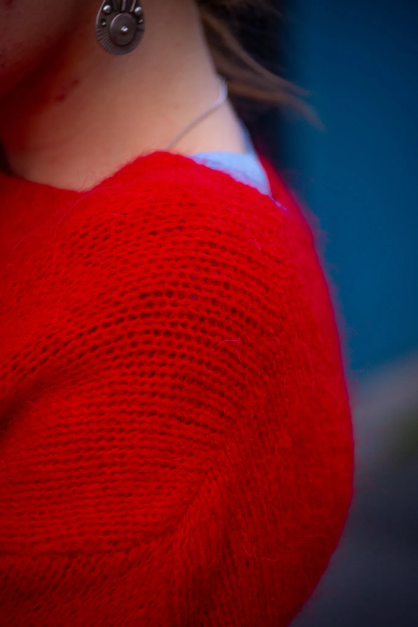 Marta Rosa Red Pullover