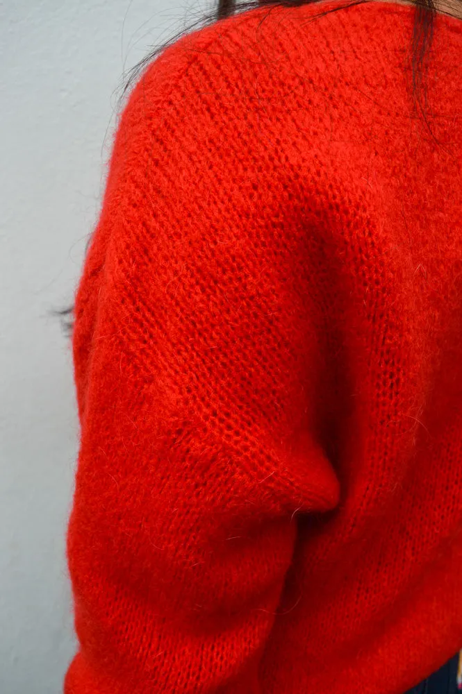 Marta Rosa Red Pullover