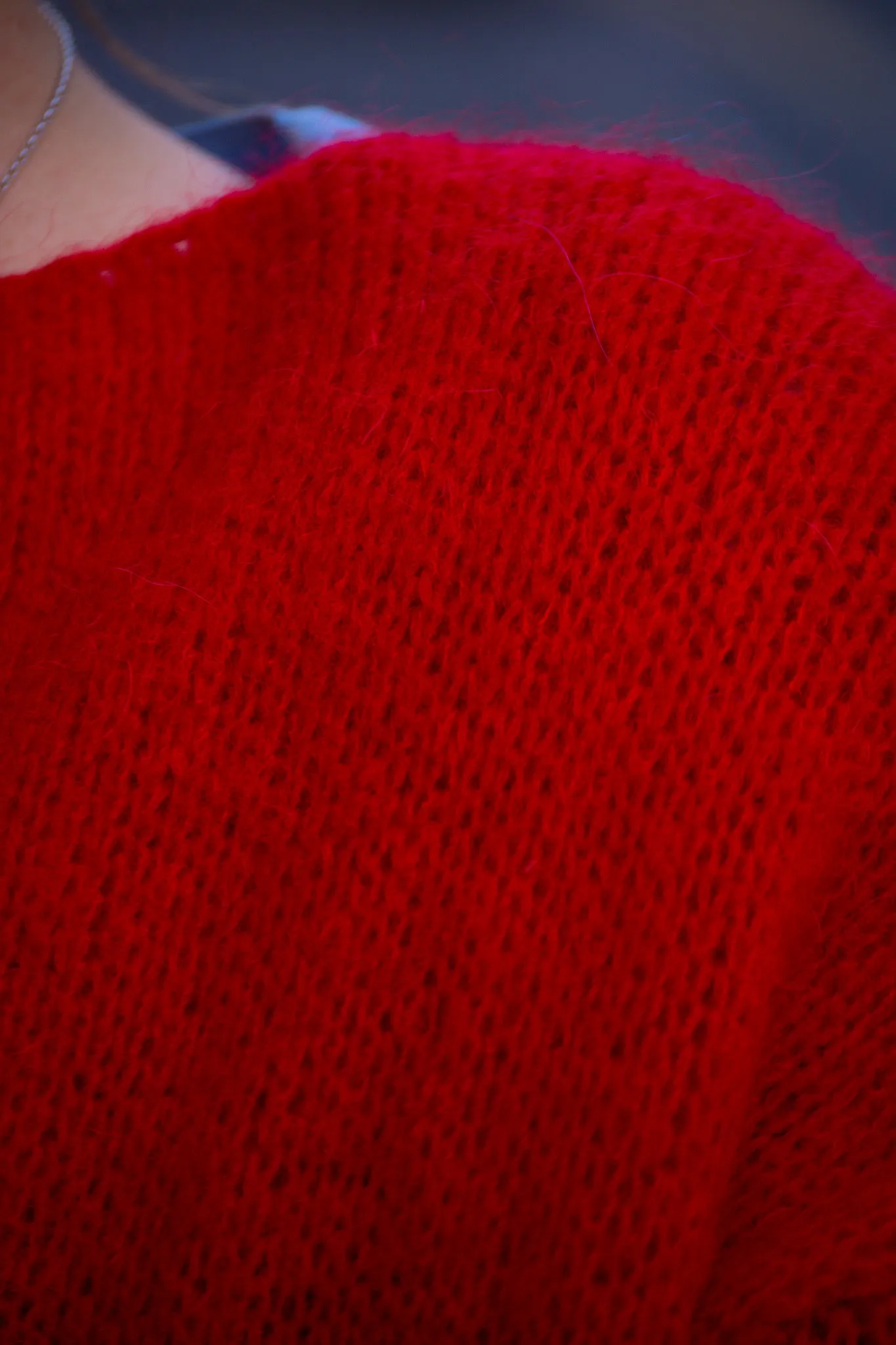 Marta Rosa Red Pullover