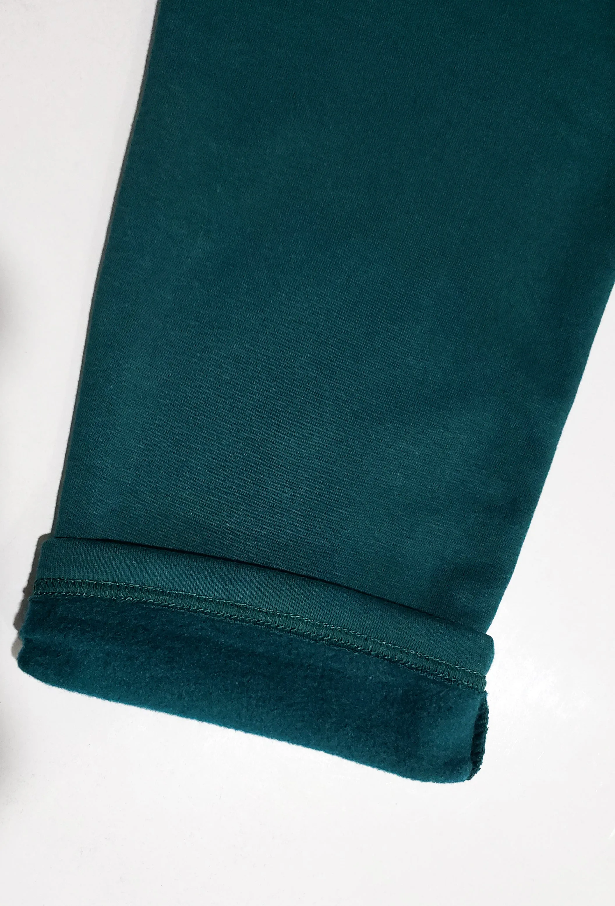 Men's Signature- Zipper Fleece Pants (Teal Green)