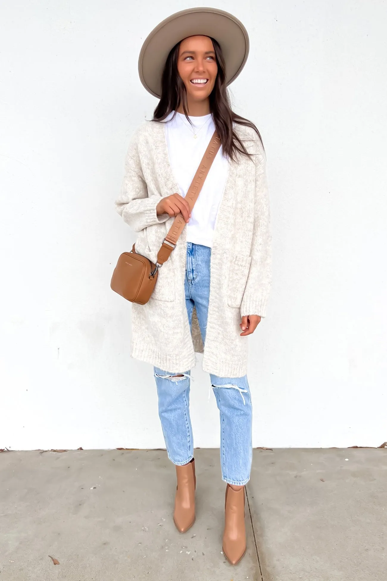 Stacie Cardigan Beige