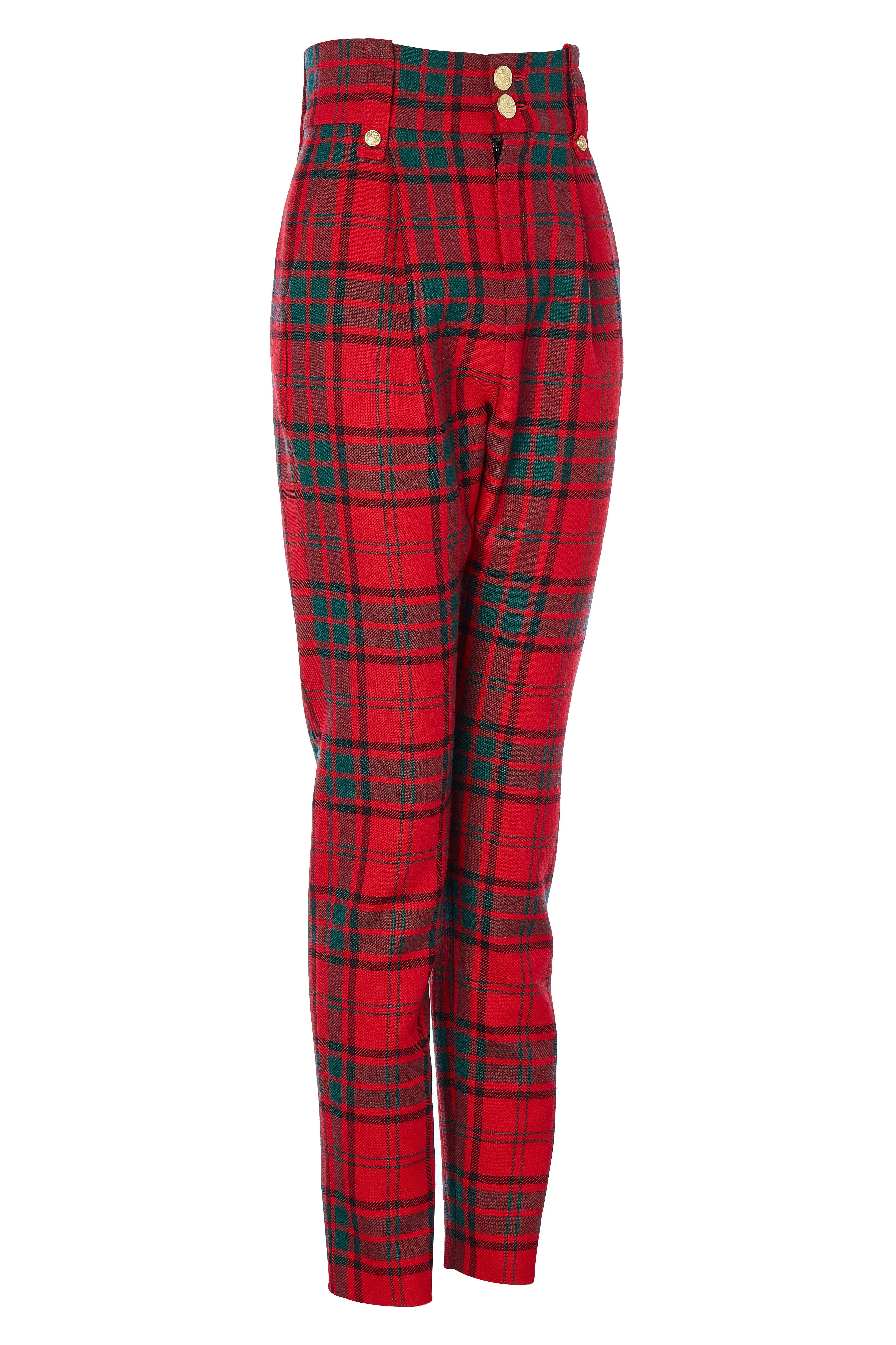 The Red Tartan Suit