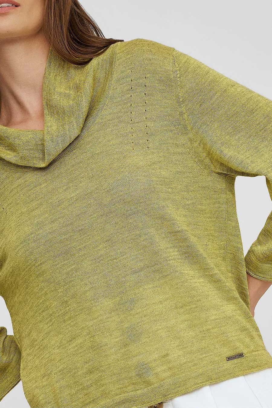 When Sweater Baby Alpaca & Silk Color Green